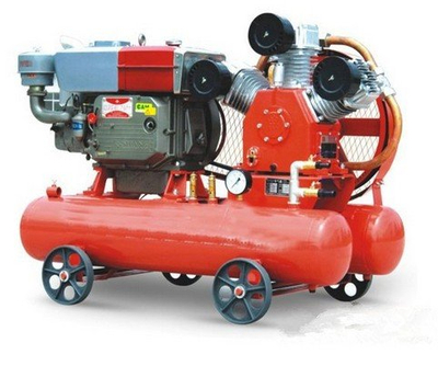 Portable Diesel Driven Air Piston Compressor (W-3.2/7) Mining, Drilling