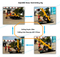 cheap trailer mounted mobile drill equipment KQZ200D 200m water well drilling rig