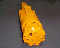 Overburden Eccentric drill tools with casing tube and Symmetrix Concentric DTH drilling tools