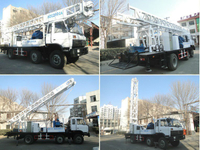 200m deep portable water drill rig BZC200CA truck mounted drilling rig